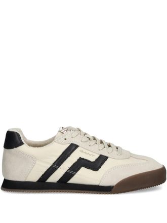 GANT striped lace-up sneakers - Beige