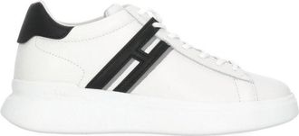 Hogan White H580 Leather Sneakers