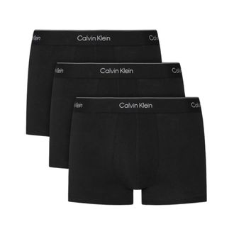 Calvin Klein Boxer Briefs de Algod&oacute;n El&aacute;stico 3-Pack - Underwear - Hombre - Negro - M