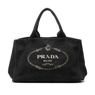 Prada Pre-owned Prada Canvas Canapa Logo Satchel Ladies U01UQ08KMNOC5MX4