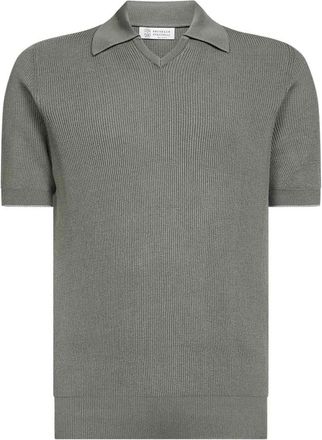 Brunello Cucinelli Hombre, Camisetas, Verde, Talla: XL