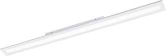 Loops Wall / Ceiling Light White 1195mm Slim Strip Panel 36W Built in LED 4000K