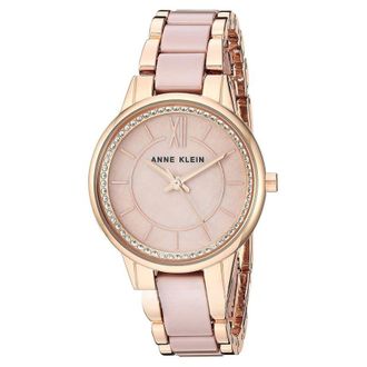 Anne Klein Classic Rose Gold-tone Dial Ladies Watch AK/3344TPRG