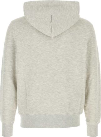 Autry Mens Melange Light Grey Cotton Sweatshirt Jerseymelange Exterior: Felpe Sweater