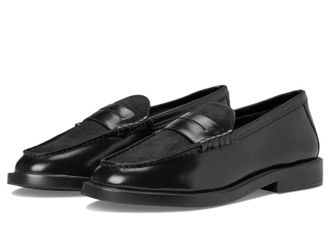 Steve Madden Madison Penny Loafers Womens Black Slip On Shoes ZOGG3575