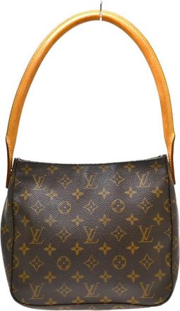 Louis Vuitton Looping Monogram Canvas Brown Canvas Handbag (Pre-Owned)