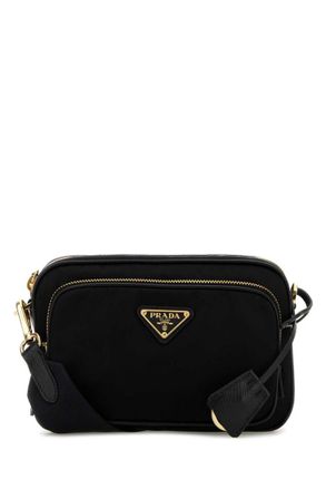 Prada Black Logo Mini Crossbody Bag