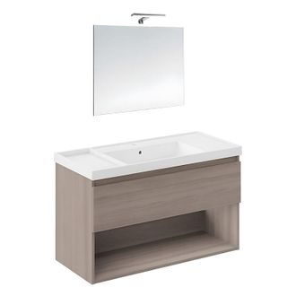 Cosmic Cosmic - Mueble 1caj+lavabo Resina+espejo+aplique