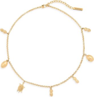 Givenchy Lucky Charms Necklace in Golden Yellow at Nordstrom