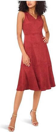 Vince Camuto Sleeveless Midi Dress with Seams Womens Dress Rustic : MD, Polyester/Spandex