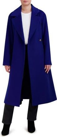 Cole Haan Slick Wool Blend Coat in Cobalt at Nordstrom Rack, Size 10