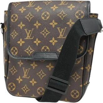 Louis Vuitton Pre-owned Cross Body Bags, male, Brown, Size: ONE SIZE Pre-owned Canvas Cross Body Bag