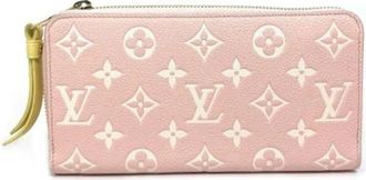 Louis Vuitton Pre-owned Canvas Wallet - Dames - Vintage Clutch - Roze - ONE Size - Vintage