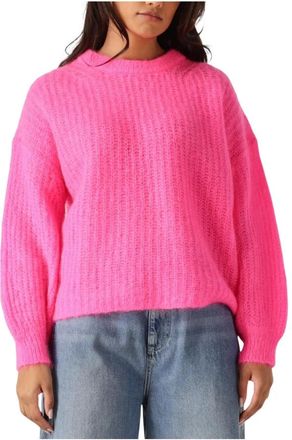 des petit hauts Dames Truien & Vesten in Burma - Dames - Ronde hals truien - Roze - XS - Truien & Vesten
