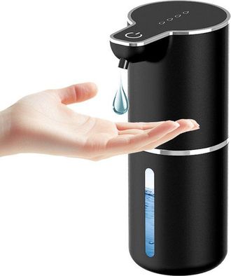 OEM Dispensador De Jab&oacute;n Recargable, De Pared, 350 Ml, 4 Niveles Ajustables, Para Cocina Y Ba&ntilde;o, Color Negro