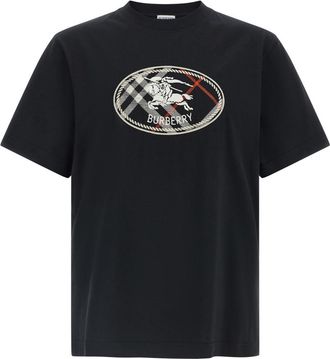 Burberry Black Relaxed Logo T-Shirt