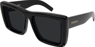 Saint Laurent Sunglasses, unisex, Black, Size: 61 MM SL 900 Howl Sunglasses