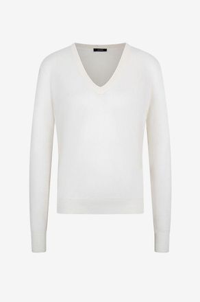 Joseph Feiner Pullover mit V-Ausschnitt aus Kaschmir