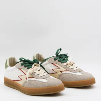 Moaconcept Mens Sneakers White-Green _cover Le Sole El