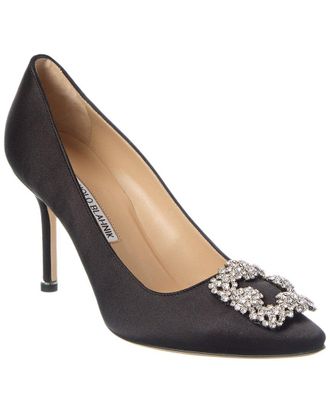 Manolo Blahnik Hangisi 90 Satin Pump