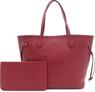 Louis Vuitton Fuchsia Fuchsia Pink Epi Leather Pouch Shoulder Bag Tote Bag (Pre-Owned)