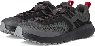 Columbia Konos Low Mens Shoes Dark Grey/Mountain Red : 7.5 D - Medium, Synthetic/Textile