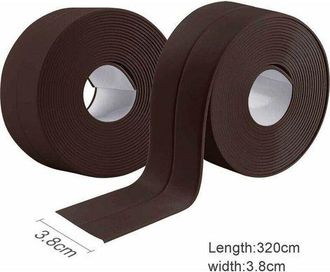 OEM Rollos De Cinta Autoadhesiva Impermeable Para Sellado De Paredes, Ducha, Inodoro, Cocina Y Ba&ntilde;o (marr&oacute;n)