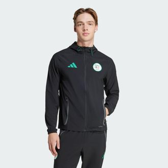 adidas adidas Performance Mens Algeria Tiro 25 Competition Vis Tech Travel Jacket - Black - Size X-Small