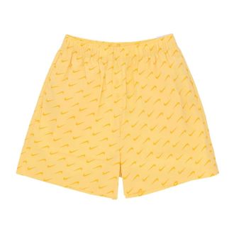 Nike Korte Broeken, Dames, Geel, S, Katoen, Moderne Korte Topaz Goud Sportkleding Vrouwen