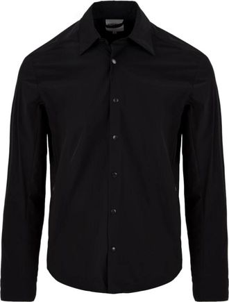 Aspesi I906 Goo 6 Ultra Shirt - Heren - Casual Overhemden - Zwart - L - Nylon - Overhemden