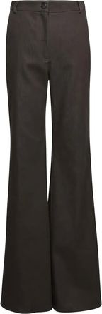 Akris Pantaloni svasati Celia - Marrone