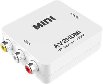 OEM Adaptador/convertidor Av A Hdmi, V&iacute;deo Y Audio Full Hd 1080p, Tv 3 Rca Cvbs Hdmi Superior, Ps2 Compuesto Cvbs Hdmi Rca V&iacute;deo Y Audio N64