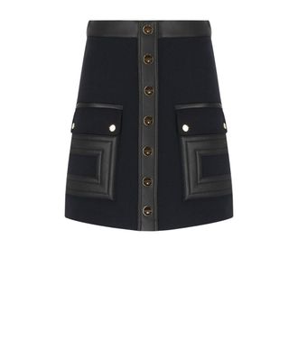 Elisabetta Franchi Black Mini Skirt