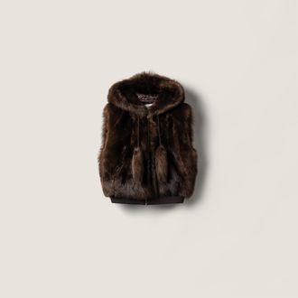 Miu Miu Shearling vest