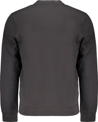 Calvin Klein Logo-Print Cotton Sweatshirt - Black