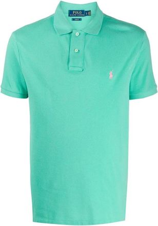 Polo Ralph Lauren Polo Shirt Korte Mouw - Heren - Polos - Groen - S - Tops