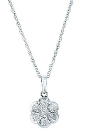 Effy Sterling Silver Diamond Pendant Necklace at Nordstrom Rack, Size 18