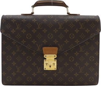 Louis Vuitton Brown Monogram Canvas Briefcase (Pre-Owned)