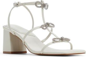 Aldo Kaeli Ankle Strap Sandal in White at Nordstrom, Size 6.5