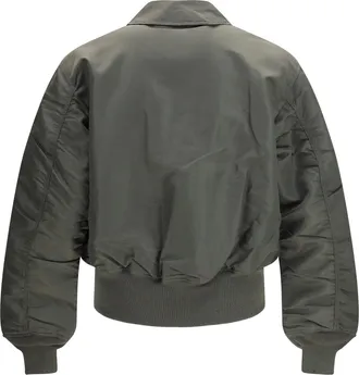 GR10K Mens Bomber Jacket Rep Grey Nylon