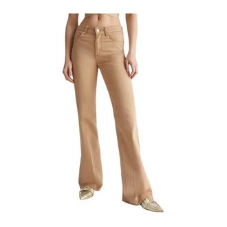 Liu Jo Texa Trousers - female - Liu Jo - Slim-fit Trousers - Brown - W31 - Trousers