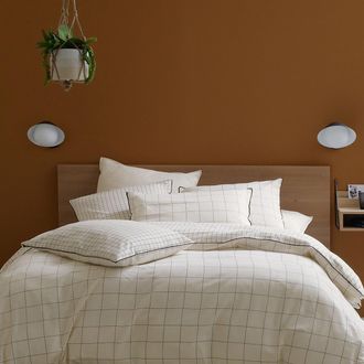La Redoute Interieurs Dekbedovertrek in gewassen katoen, Basile
