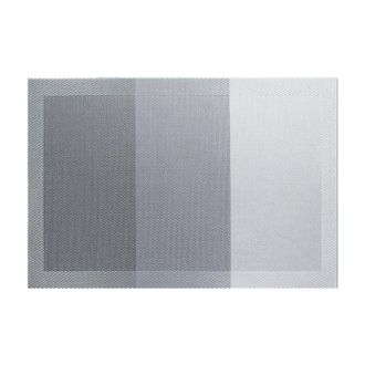 OEM Manteles Individuales De Pvc Tejido, Rectangulares, Con Degradado De Color Manteles Individuales De Estilo Occidental, Duraderos Y Termoaislantes F&aacute;ci