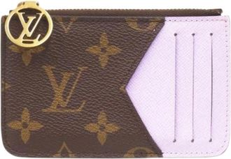 Louis Vuitton Pre-owned Card Case - Dames - Vintage Accessoires - Bruin - ONE Size - Vintage