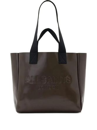 AllSaints Izzy leather tote bag - women - Calf Leather - OS - Brown