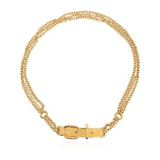 Chlo&eacute; Necklaces, female, Yellow, Size: ONE SIZE Brass choker