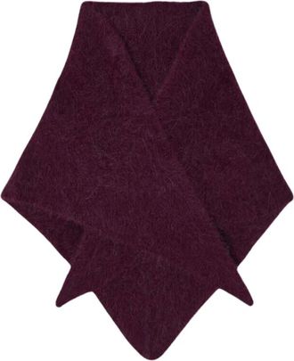 American Vintage Niby Sjaal - Dames - Wintersjaals - Rood - ONE Size - Accessoires
