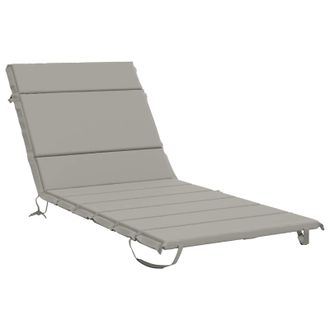 vidaXL Vidaxl Cuscino Per Lettino Gemert 100% Poliestere Grigio