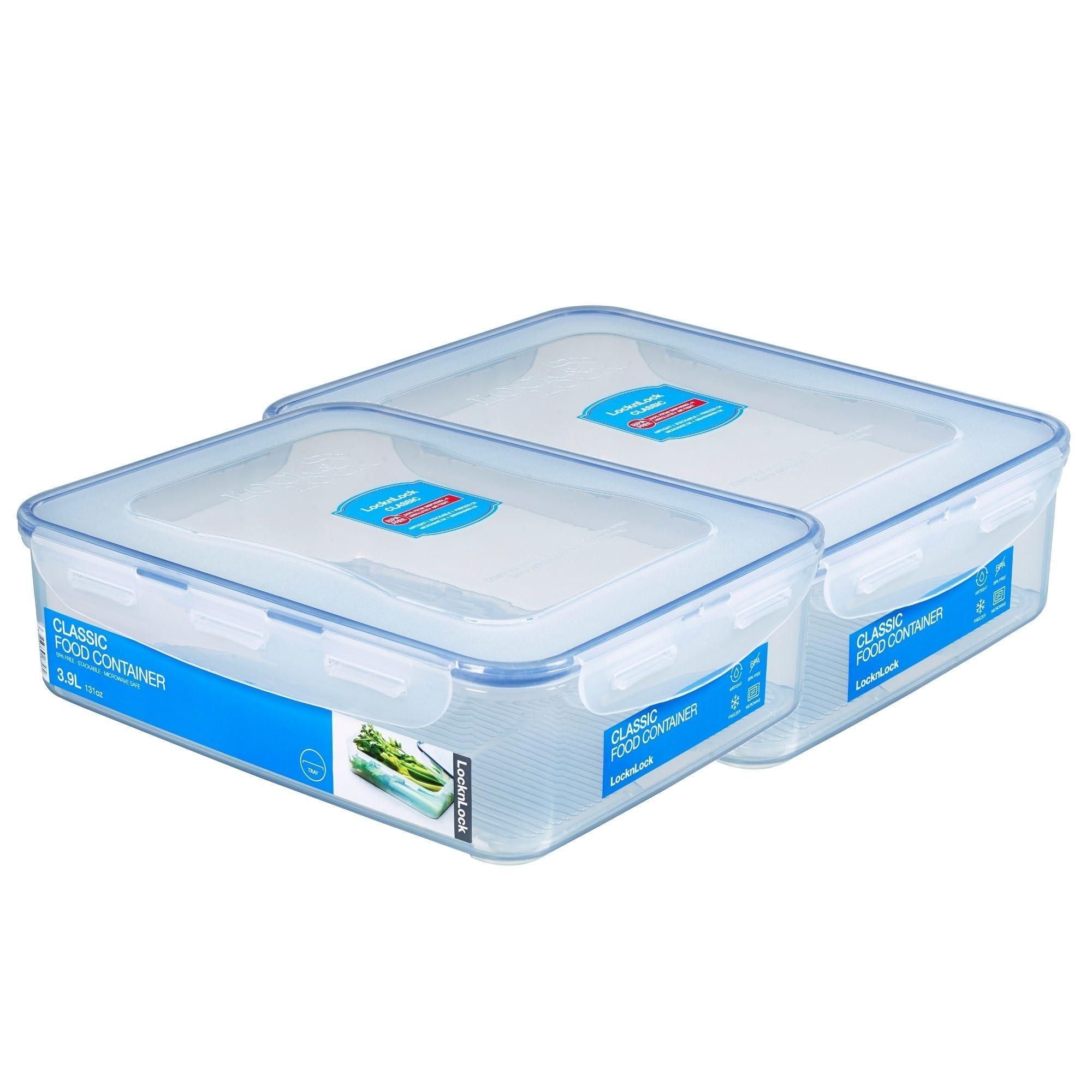 Lock & Lock Frischhaltedosen Set, 3 Stück, 360 Ml, Transparent, BPA-frei – Ideal Für Meal Prepping