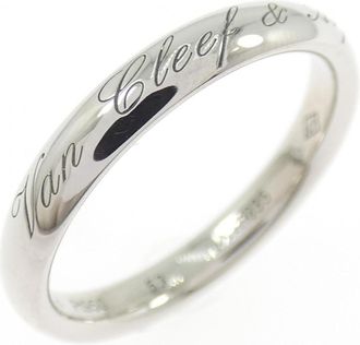 Van Cleef & Arpels Platinum 950 Band Ring (Pre-Owned)
